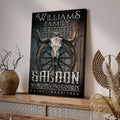Western Cowboy Saloon Sign by Tailored Canvases