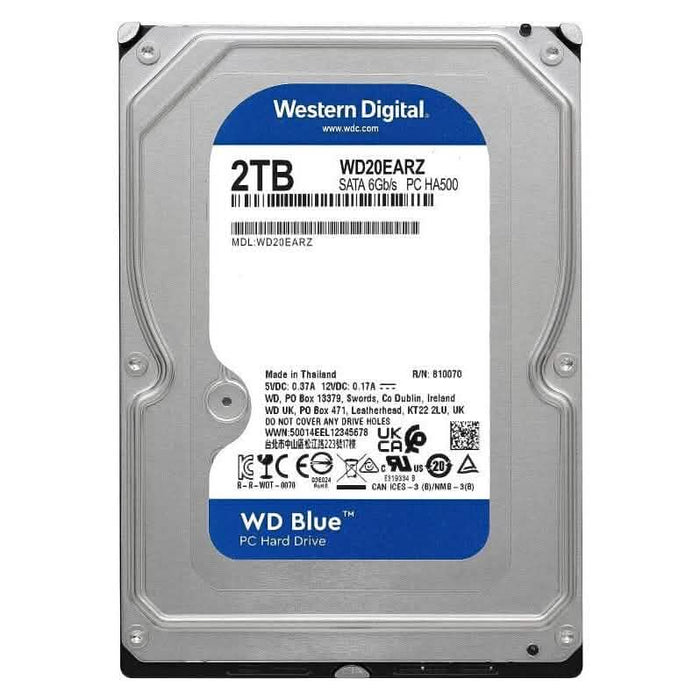 Western Digital 2TB Blue 3.5" SATA Internal PC HDD Hard Drive WD20EARZ (Refurbished) by DailySale