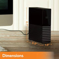 Western Digital 8TB My Book Desktop External Hard Drive (Refurbished) by DailySale