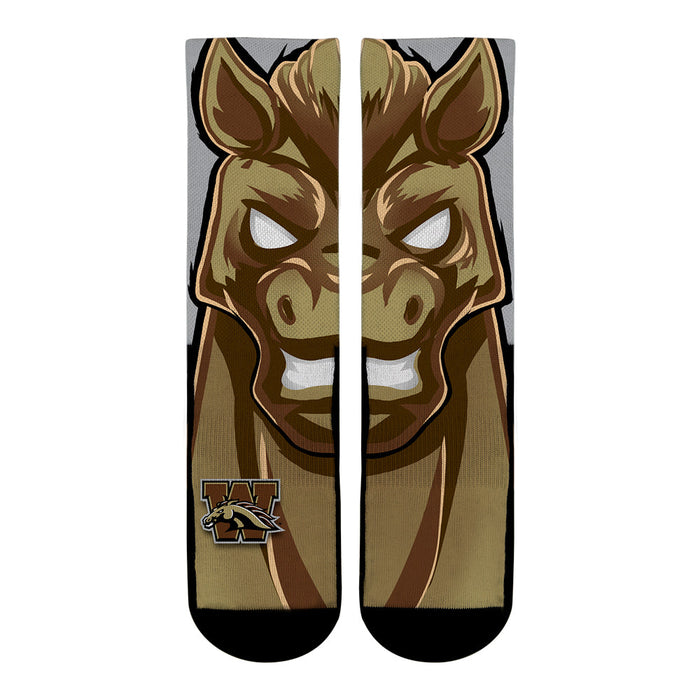 Western Michigan Broncos - Buster Mascot Crew by Rock 'Em Socks
