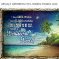 What A Wonderful World Sign IX by Tailored Canvases