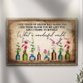 What A Wonderful World Sign X by Tailored Canvases