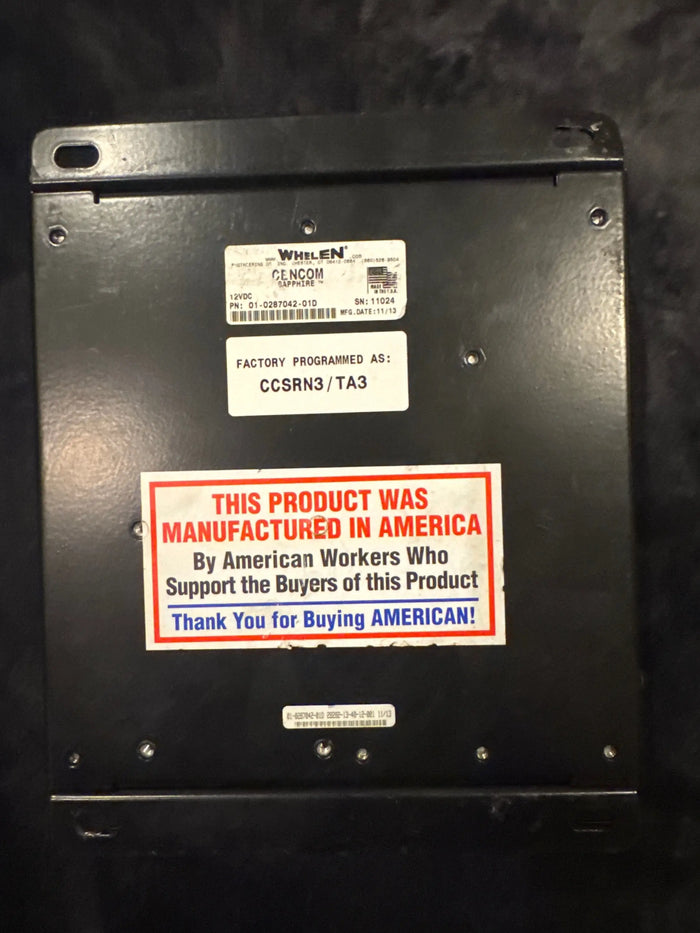 Whelen CenCom Sapphire Control Module CCSRN3/TA3 - Used, Fully Functional by Price Is Right Miami
