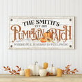 Where Fall Is Always In Full Swing Pumpkin Patch Sign by Tailored Canvases