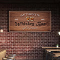 Whiskey Bar Sign II by Tailored Canvases