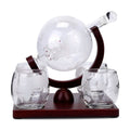 Whiskey Decanter Globe Set