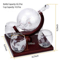 Whiskey Decanter Globe Set