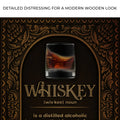 Whiskey Definition Sign by Tailored Canvases