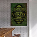 Whiskey Sign by Tailored Canvases