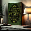 Whiskey Sign by Tailored Canvases