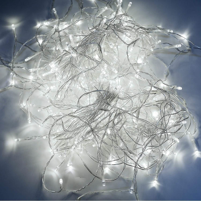 White 100 Led Rope Curtain Fairy Lights Outdoor by DailySale