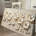 White Blossom Serenade Wall Art by Tailored Canvases