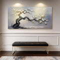 White Blossom Wall Art by Tailored Canvases