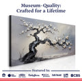 White Blossom Wall Art by Tailored Canvases