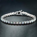 White Fire Opal Tennis Bracelet by DailySale