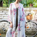 White Floral Kimono by DailySale