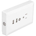 White Light Sensor Dual USB Wall Outlet by DailySale