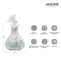 White Marble 300ml Ultrasonic Aroma Diffuser by DailySale