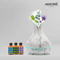 White Marble 300ml Ultrasonic Aroma Diffuser by DailySale
