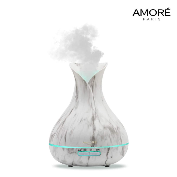 White Marble 300ml Ultrasonic Aroma Diffuser by DailySale