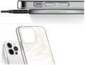 White Marble Series Case with Tempered Glass Screen and Camera Protector - iPhone 14 Pro Max by Zerodamage Sahara Case LLC