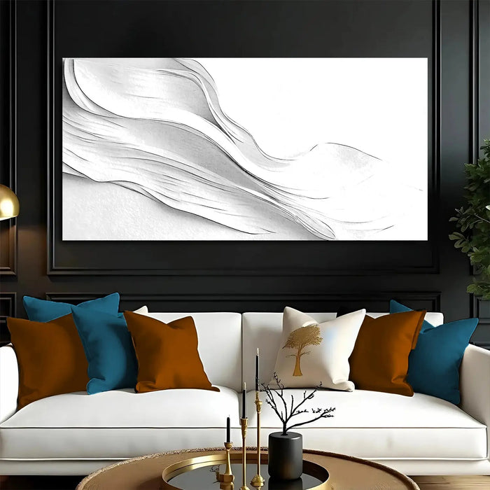 White Minimalist Wall Art by Tailored Canvases