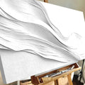 White Minimalist Wall Art by Tailored Canvases