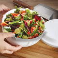 White Salad Cutter Bowl by DailySale