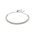 White Sapphire Tennis Bracelet by Fine Color Jewels