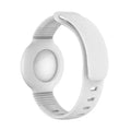White Silicone WristBand - Apple AirTag by Zerodamage Sahara Case LLC