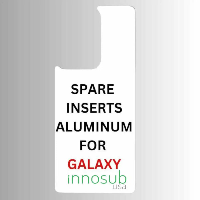 White Spare Aluminum Insert Compatible with Galaxy / Note Models by INNOSUB USA