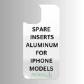 White Spare Aluminum Inserts for Sublimation Cases Compatible with iPhone - All Models by INNOSUB USA