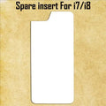 White Spare Aluminum Inserts for Sublimation Cases Compatible with iPhone - All Models by INNOSUB USA