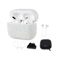 White Sparkle Case - Apple AirPods Pro (1st Generation) by Zerodamage Sahara Case LLC