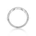 White Topaz Baguette Ring with Round Accents by Fine Color Jewels