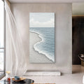 White Waves Abstract Wall Art by Tailored Canvases