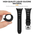 Silicone Apple Watch Band Series 11/10/9/8/7/6/5/4/ SE / Ultra 1/2/3 by Arleathercraft