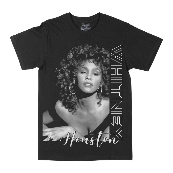 Whitney Houston Black Graphic Tee by Obsessed with graphic tees