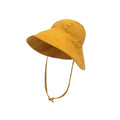 Wide Brim Kids Linen Sun Hat – Breathable UV Protection Toddler Bucket Hat - Baileys by ozznekshoes
