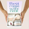 Wife Double Circle Necklace Spa Gift Box by Dear Ava