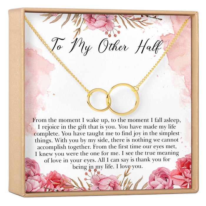 Wife Double Circles Necklace by Dear Ava