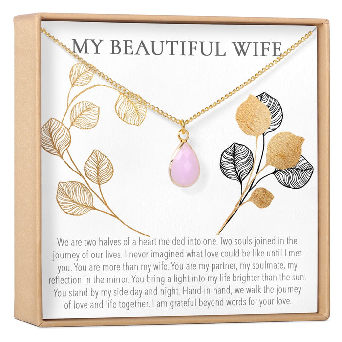 Wife Gemstone Necklace by Dear Ava