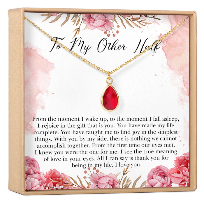 Wife Gemstone Necklace by Dear Ava