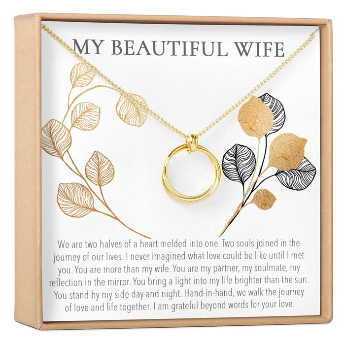 Wife Linked Circles Necklace by Dear Ava