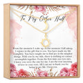 Wife Sun and Moon Pendants Necklace Set by Dear Ava