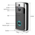 WiFi Wireless Video Doorbell Two-Way Talk Smart PIR Door Bell Security Camera HD by DailySale