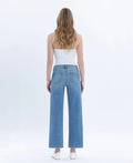 Willa Tummy Control High Rise Crop Wide Jean by Boutique 23