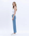Willa Tummy Control High Rise Crop Wide Jean by Boutique 23