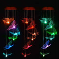 Windlights Solar Powered LED Butterfly Wind Chimes by DailySale