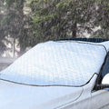 Windshield Protector Against Ice Sun Fit for Small Mid SUVs with Anti-theft Flaps by DailySale